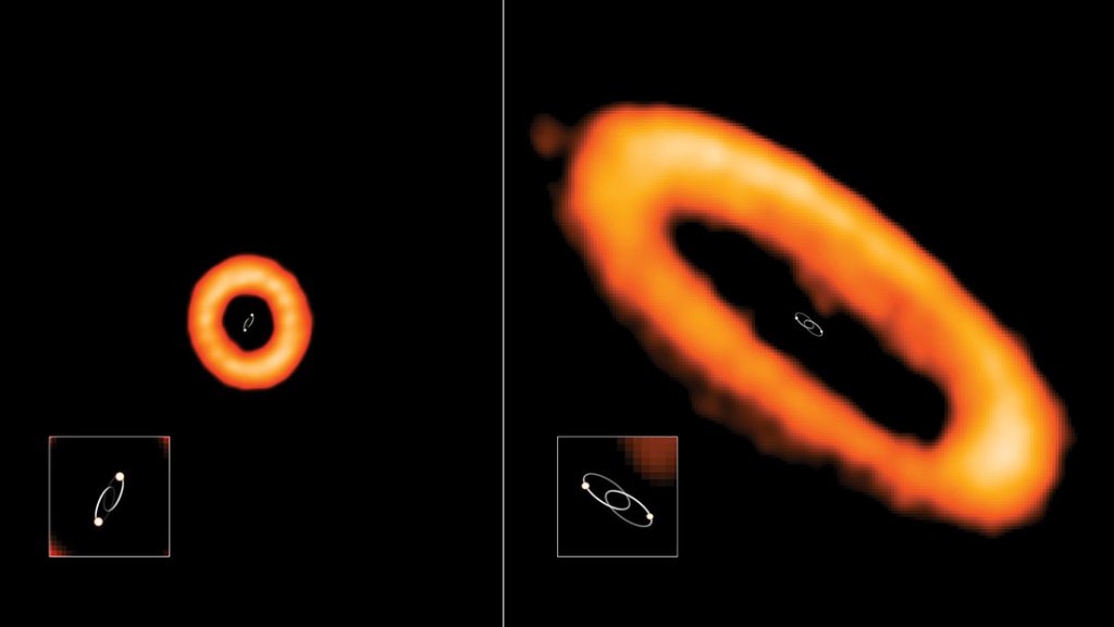 Científicos captan extrañas órbitas de los discos planetarios de tipo Tatooine